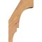 Ekena Millwork 3 1/2"W x 6"D x 10"H Balboa Smooth Knee Brace, Western Red Cedar BRC04X06X10BOA00SWR - alternate 2